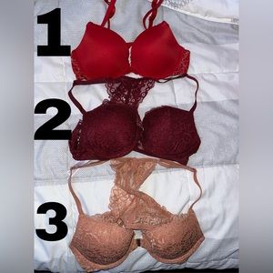Auden/Target lace bras (pack of 3)